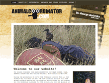 Tablet Screenshot of animalcoordinator.com